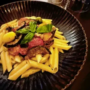 Taomina Pasta , Plat végétarien chez Altamaro à Paris