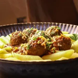Penne aux Boulettes, Altamaro Restaurant méditerranéen Paris