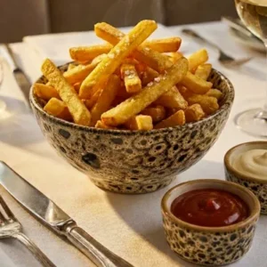 Frites Croustillantes, Altamaro Paris 17 , près du palais des congrès