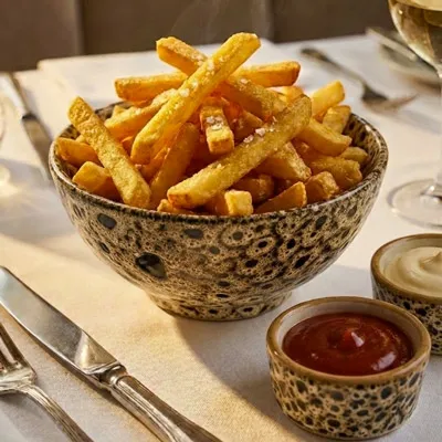 Frites Croustillantes, Altamaro Paris 17 , près du palais des congrès