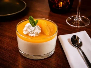 Panna Cotta Orange ou fraise