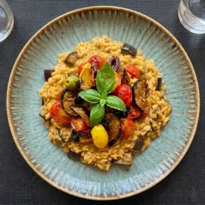 Eggplant Risotto (Vegan)