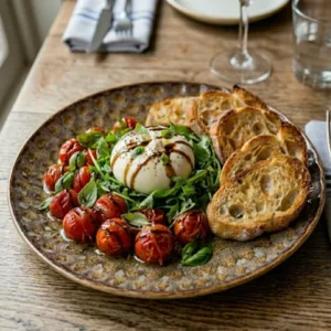 Burrata aux Tomates Confites