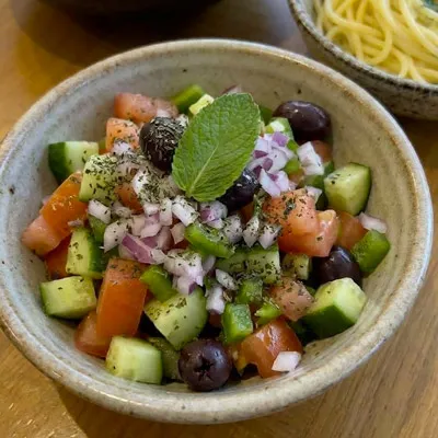 Accompganement salades , Altamaro Restaurant près palais des congrès