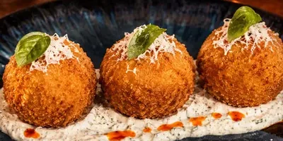 Arancini, restaurant Atlamaro Paris 17 proche Palais des Congrès